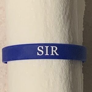 blue SIR bracelet (NWT)